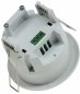 Decken-Einbau-Bewegungsmelder 360° HF LED geeignet, 8m Detektion, weiß