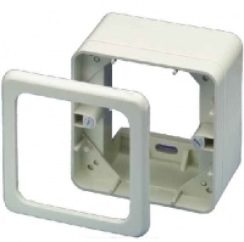 2-0966740-2 AMP Aufputzgehäuse reinweiß