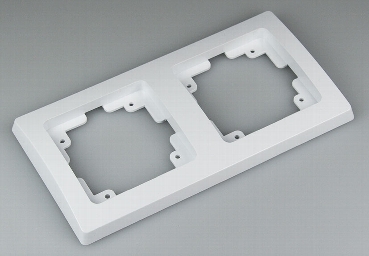 DELPHI weiß 2-fach Rahmen