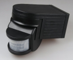 Aufputz Bewegungsmelder "CBM LED" 180° LED geeignet, IP44, 3-600W, schwarz
